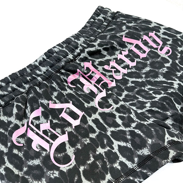 LSK PINK SKULL FLEECE SHORT