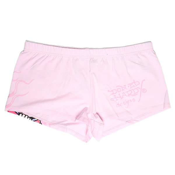 PINK FLAME BOOTY BIKER SHORTS