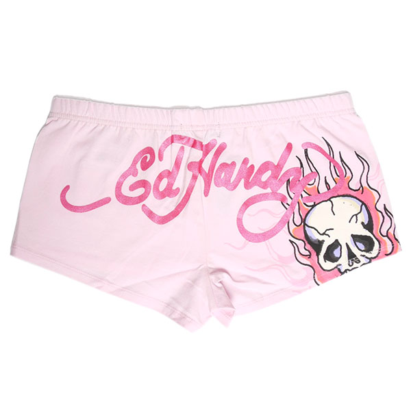 PINK FLAME BOOTY BIKER SHORTS