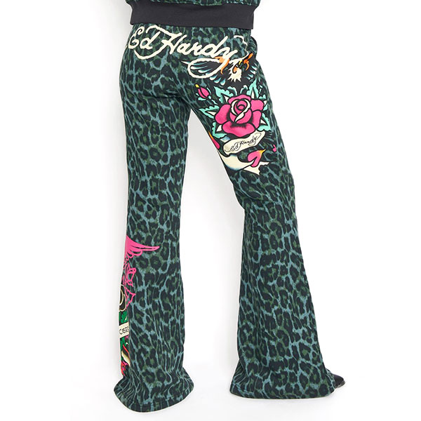 ANCHOR ROSE BOOTCUT SWEATPANTS