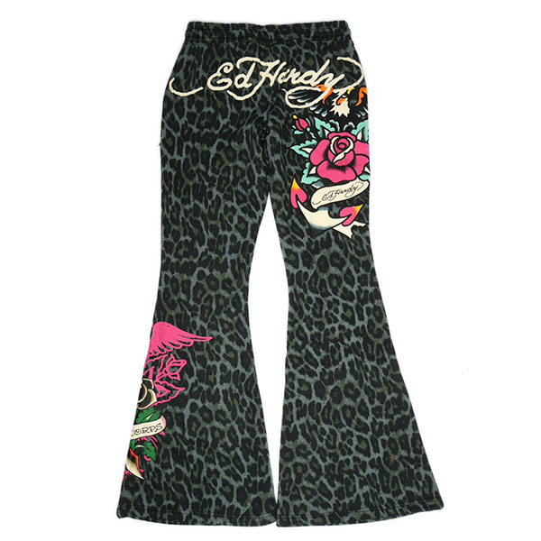 ANCHOR ROSE BOOTCUT SWEATPANTS