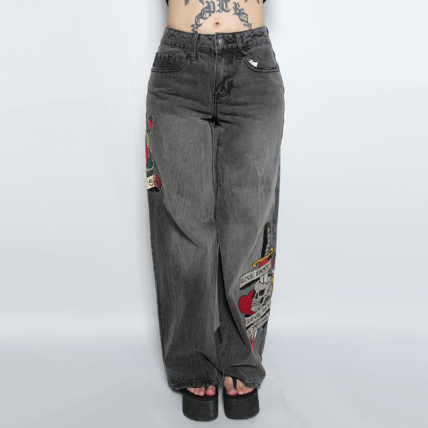 LIVE FAST BAGGY JEAN