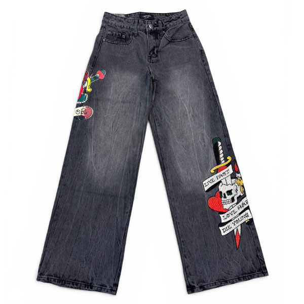 LIVE FAST BAGGY JEAN