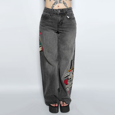 LIVE FAST BAGGY JEAN