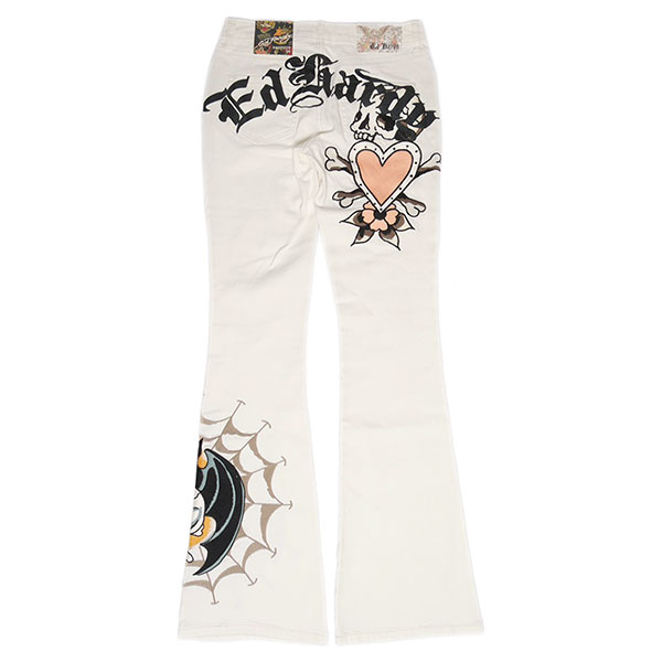 BAT SKULL BOOTCUT JEAN EMBROIDERED
