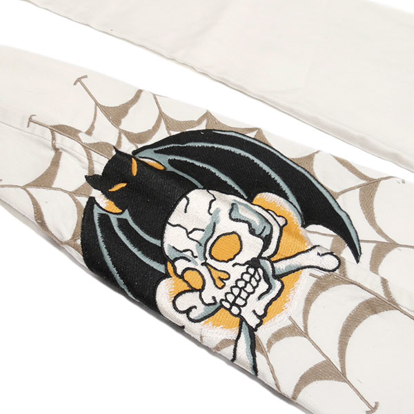 BAT SKULL BOOTCUT JEAN EMBROIDERED