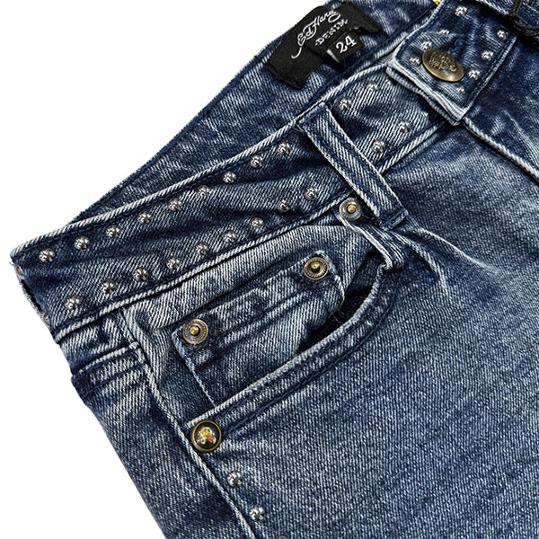 3 POLKA DOT HEARTS BOOTCUT JEAN