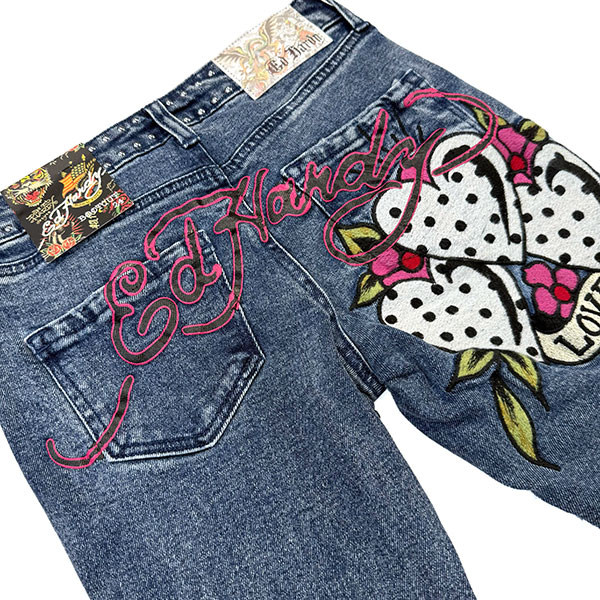 3 POLKA DOT HEARTS BOOTCUT JEAN