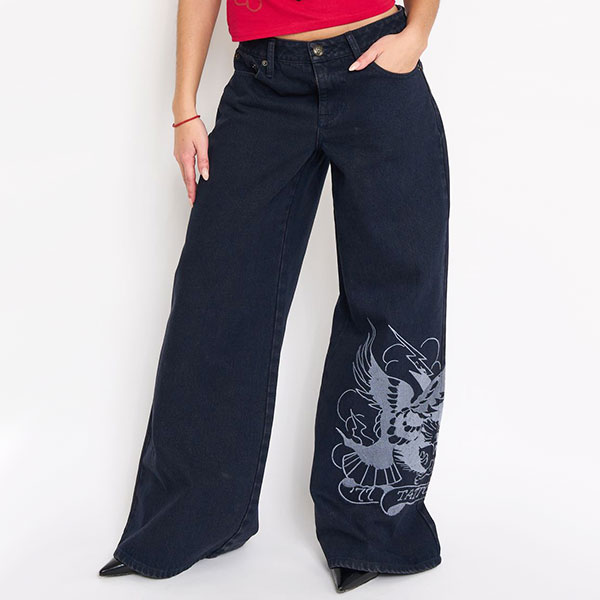 HEART SNAKES SUPER BAGGY JEAN