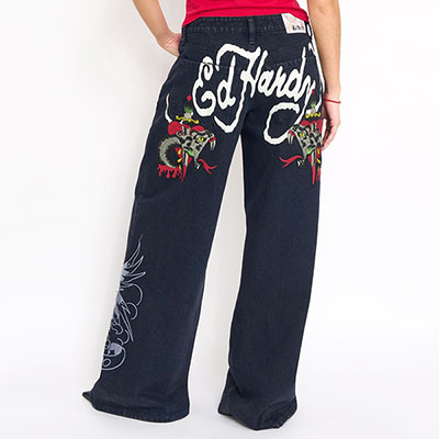 HEART SNAKES SUPER BAGGY JEAN