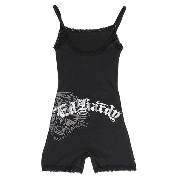 TIGER HEAD LACE SLEEP ROMPERS