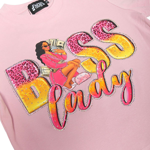 BOSS LADY CROPPED T-SHIRT