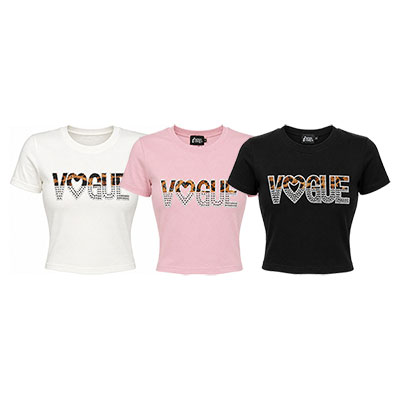 VOGUE CROPPED T-SHIRT