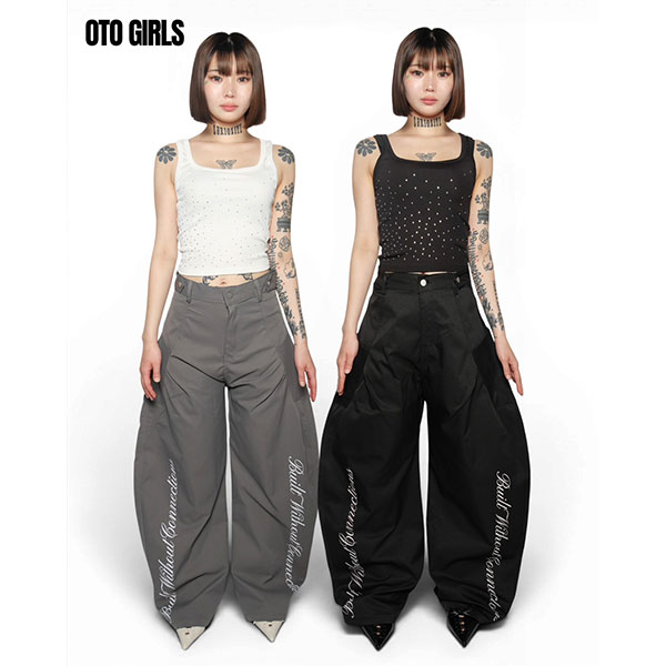 LETTER BALLOON PANTS