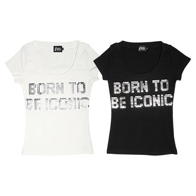 STUDS BORN TO BE ICONIC T-SHIRT