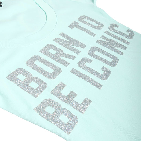 GLITTER BORN TO BE ICONIC T-SHIRT