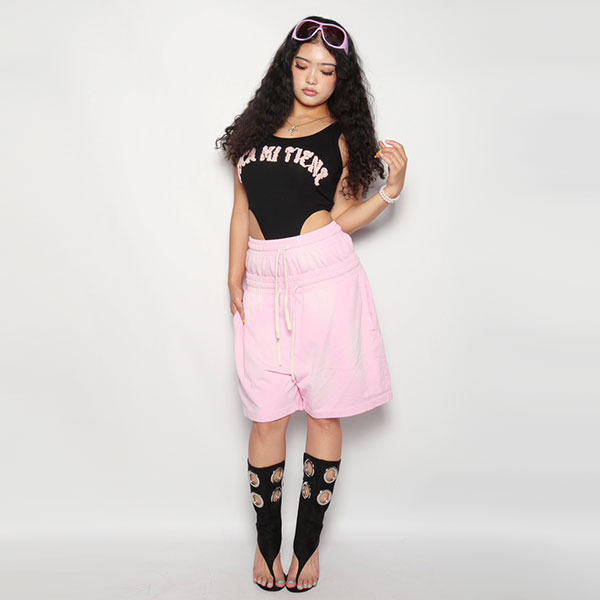 LOCA MI TIENE DOUBLE WAIST SHORTS