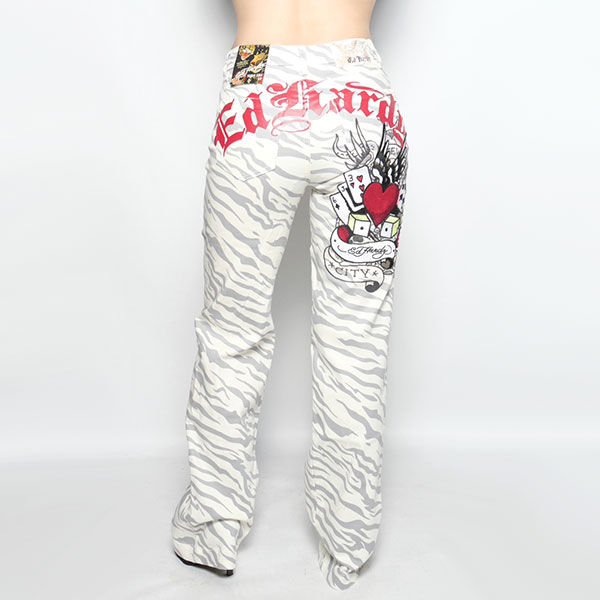 CARD OF HEARTS WIDE LEG JEANS
