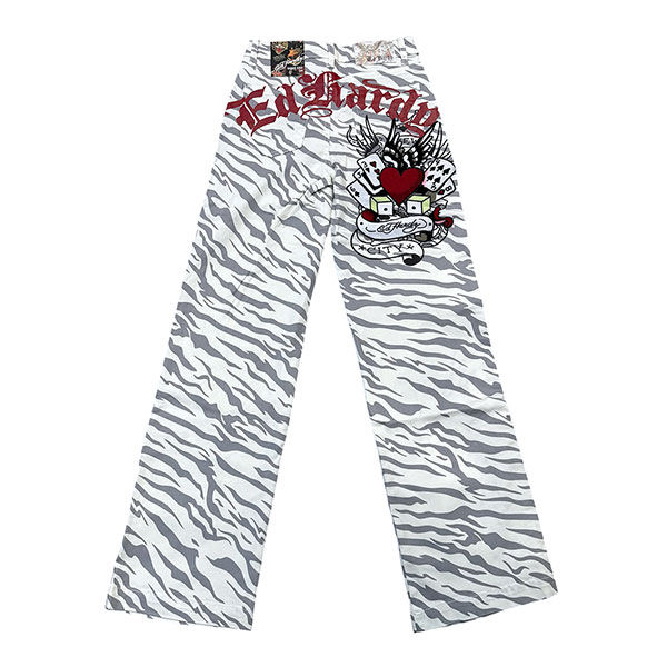 CARD OF HEARTS WIDE LEG JEANS