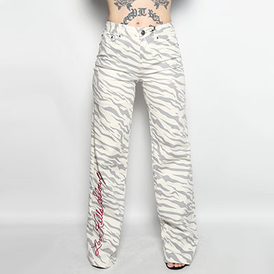 CARD OF HEARTS WIDE LEG JEANS