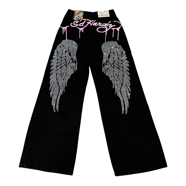 ANGEL WINGS SUPER BAGGY JEANS