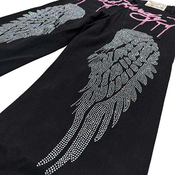 ANGEL WINGS SUPER BAGGY JEANS
