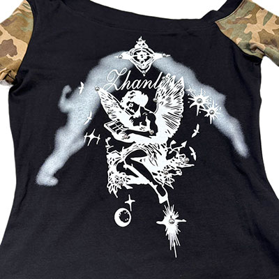 ANGEL CAMO OFF SHOULDER