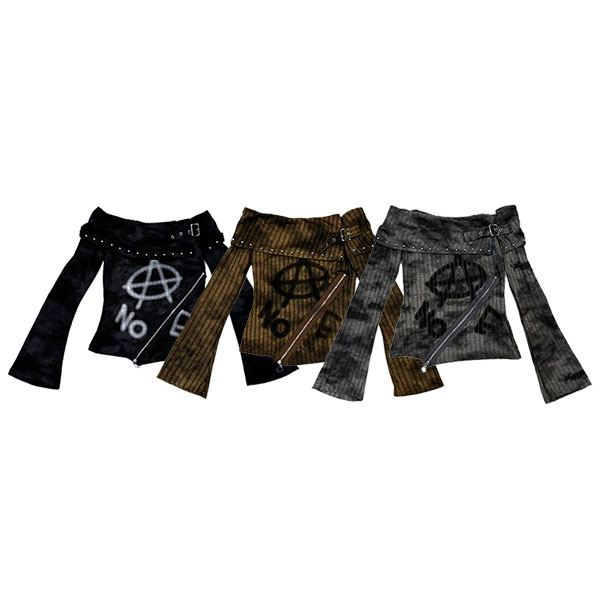 ANARCHY STUDS OFF SHOULDER