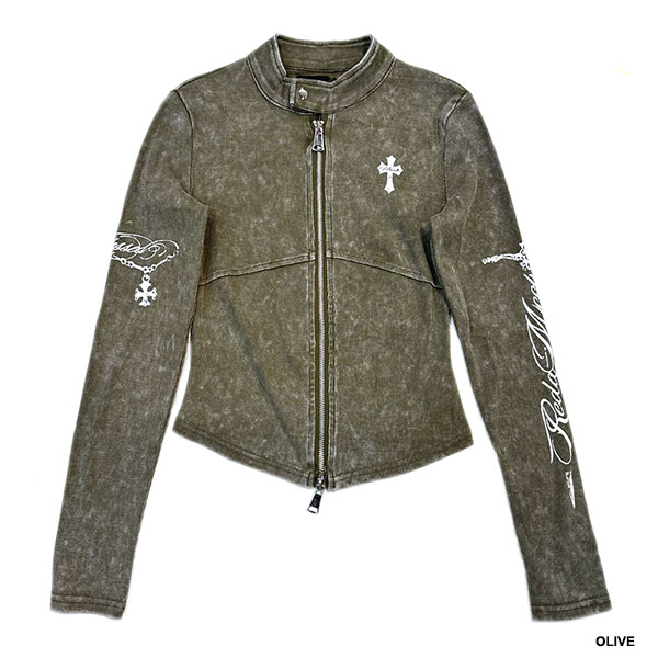 CROSS ZIP CARDIGAN