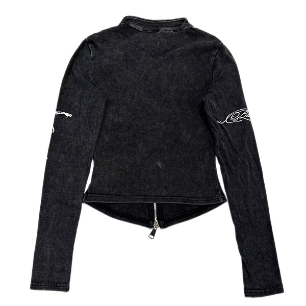CROSS ZIP CARDIGAN