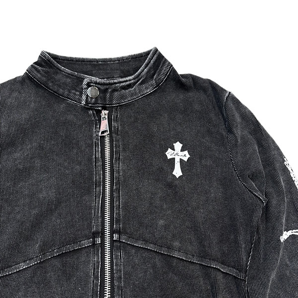 CROSS ZIP CARDIGAN