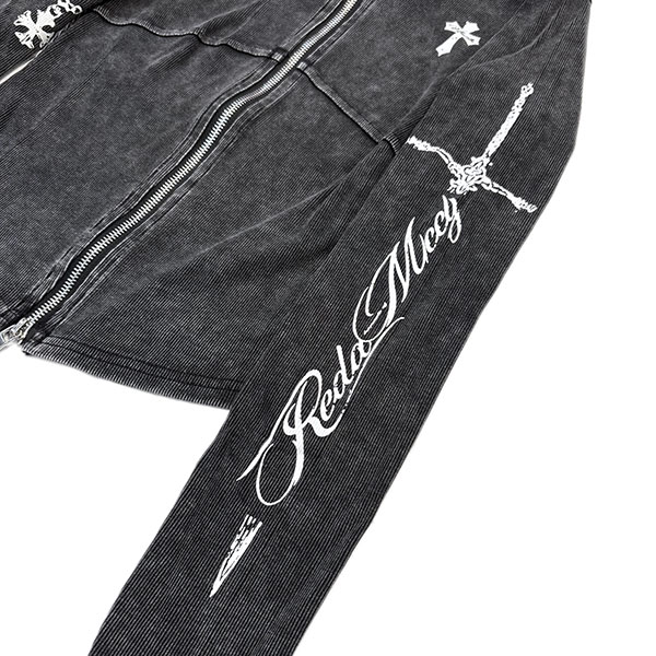 CROSS ZIP CARDIGAN