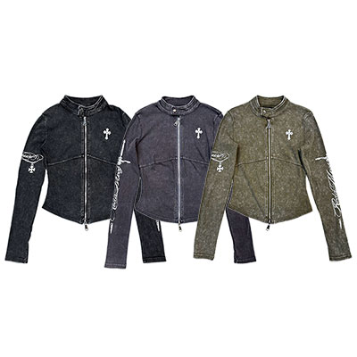 CROSS ZIP CARDIGAN