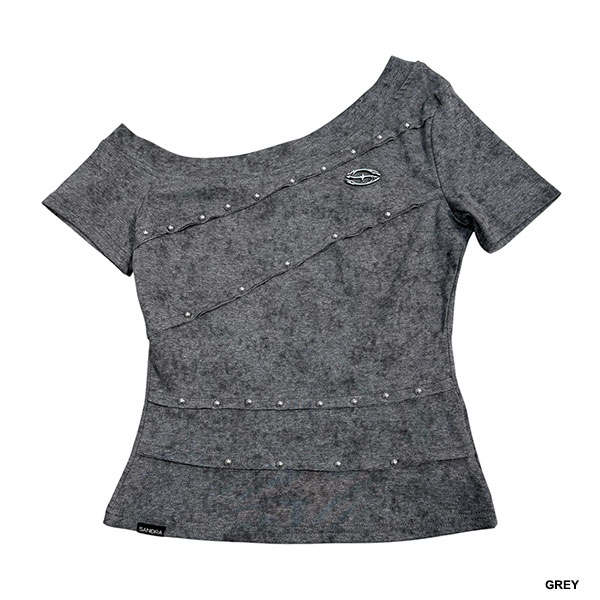 PLATE STUDS OFF SHOULDER