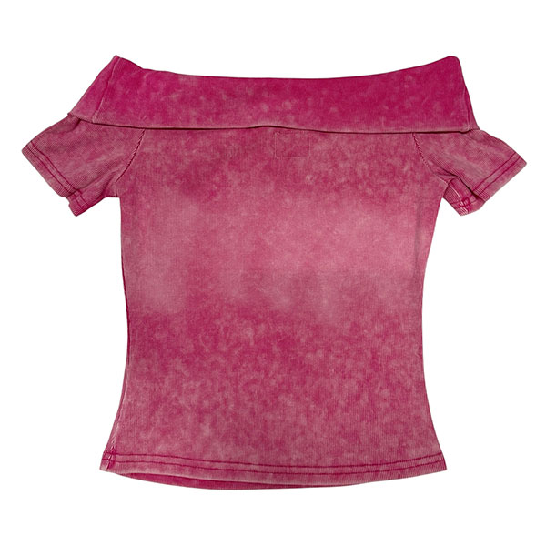 COLLEGE PIGMENT OFF SHOULDER