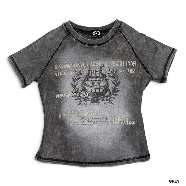 LETTER PIGMENT T-SHIRT