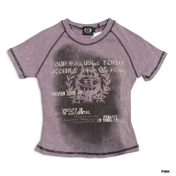 LETTER PIGMENT T-SHIRT