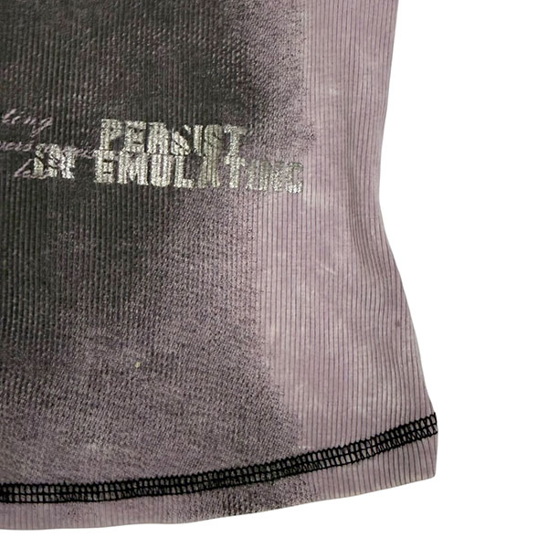 LETTER PIGMENT T-SHIRT