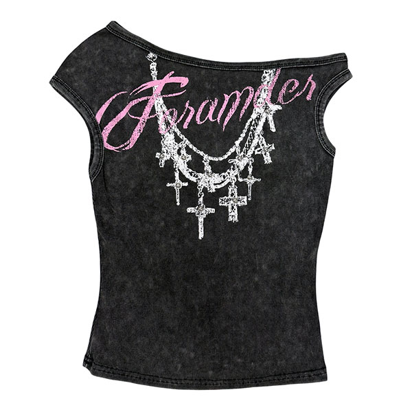 CROSS NECKLACE OFF SHOULDER
