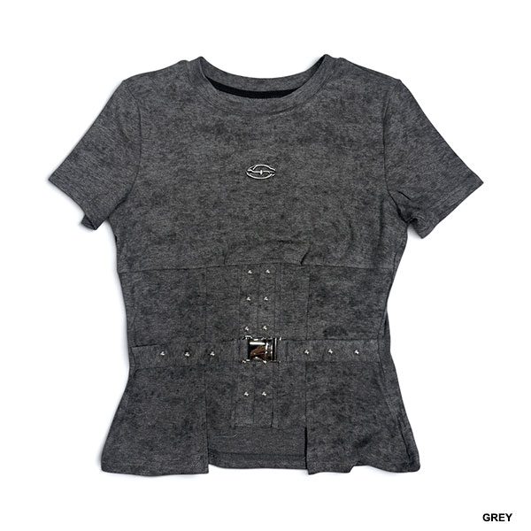 CROSS BELT STUDS T-SHIRT