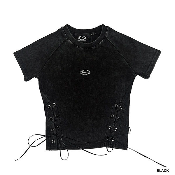SIDE LACE UP PIGMENT