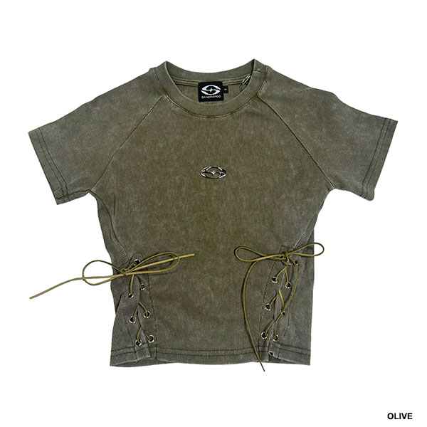 SIDE LACE UP PIGMENT