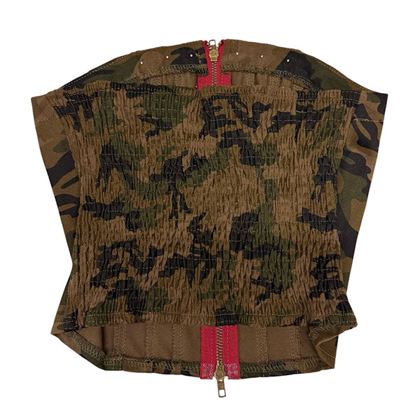 ZIP CAMO TUBE TOP