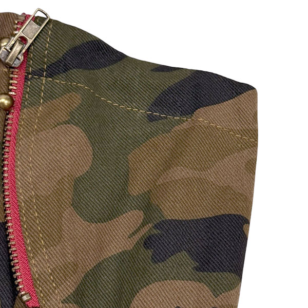 ZIP CAMO TUBE TOP
