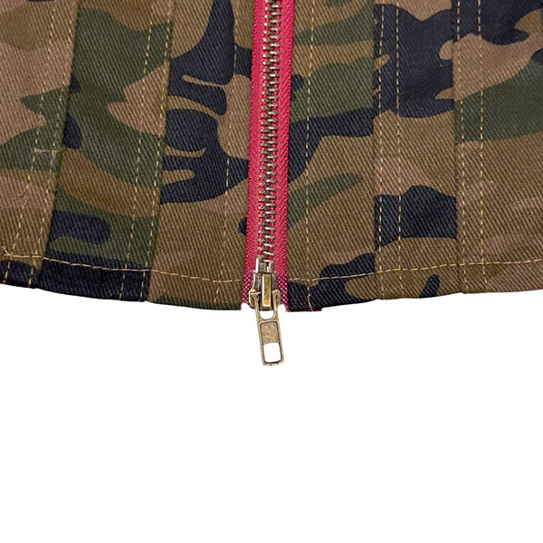 ZIP CAMO TUBE TOP