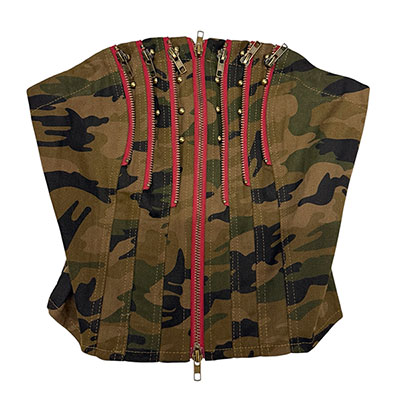 ZIP CAMO TUBE TOP