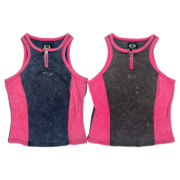 LINE ZIP TANK TOP
