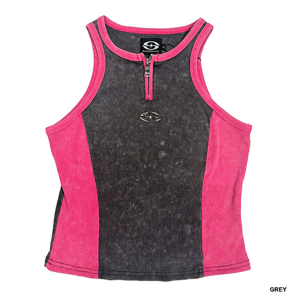 LINE ZIP TANK TOP