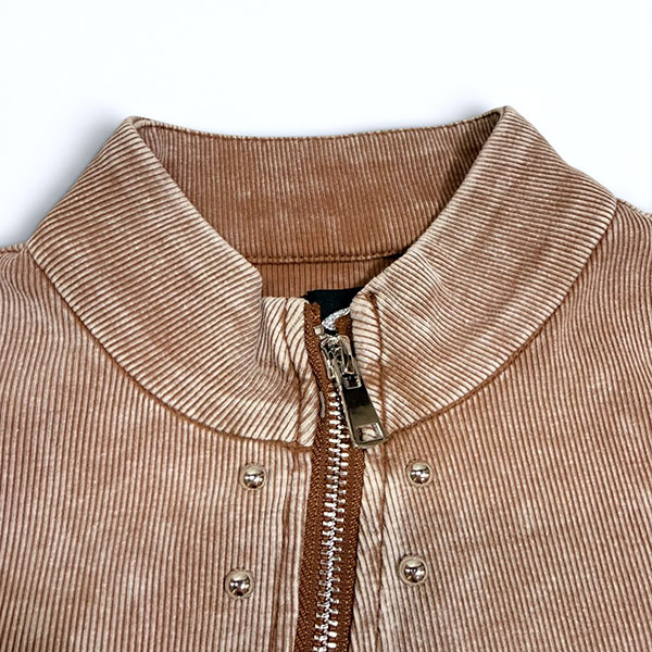 DIAGONAL ZIP TOP