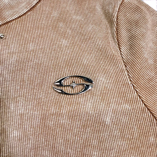 DIAGONAL ZIP TOP